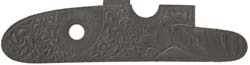 lock plate, 4.47 x 1.03", as cast